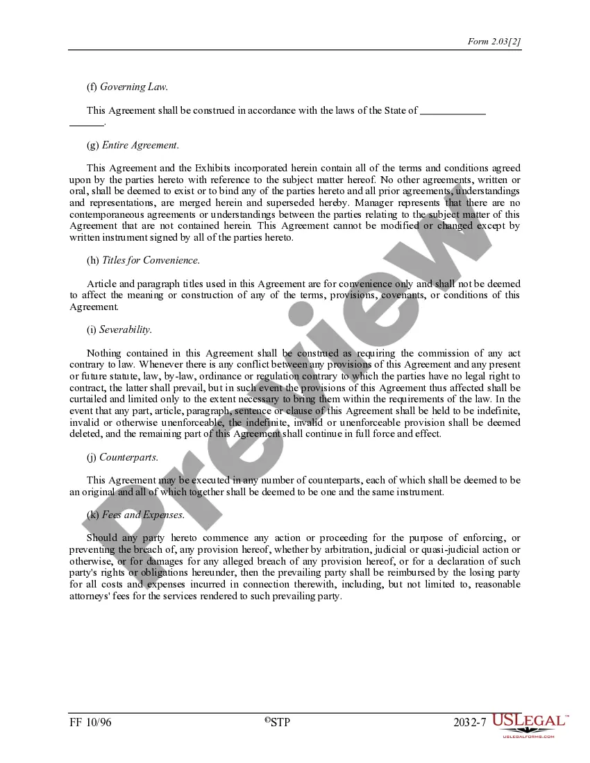 Get Franchise Management Agreement Preview Franchise Management Agreement