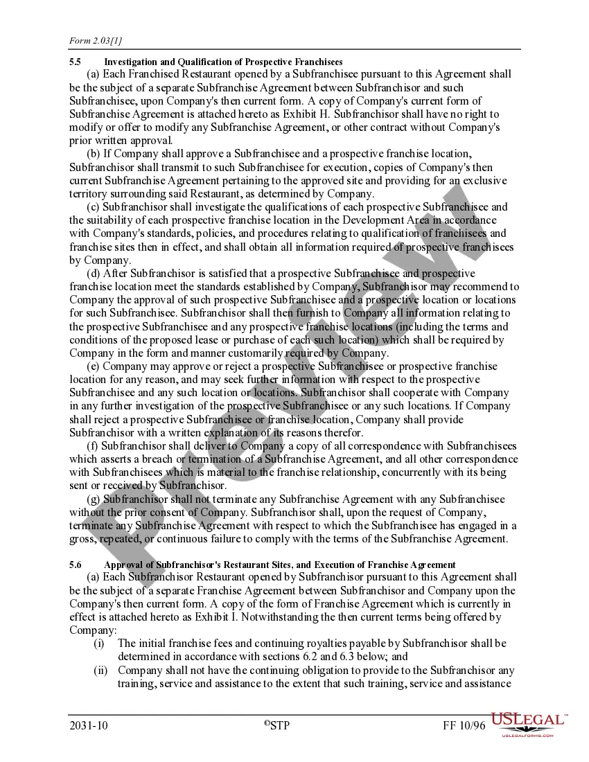 Get Master Franchise Agreement Preview Master Franchise Agreement