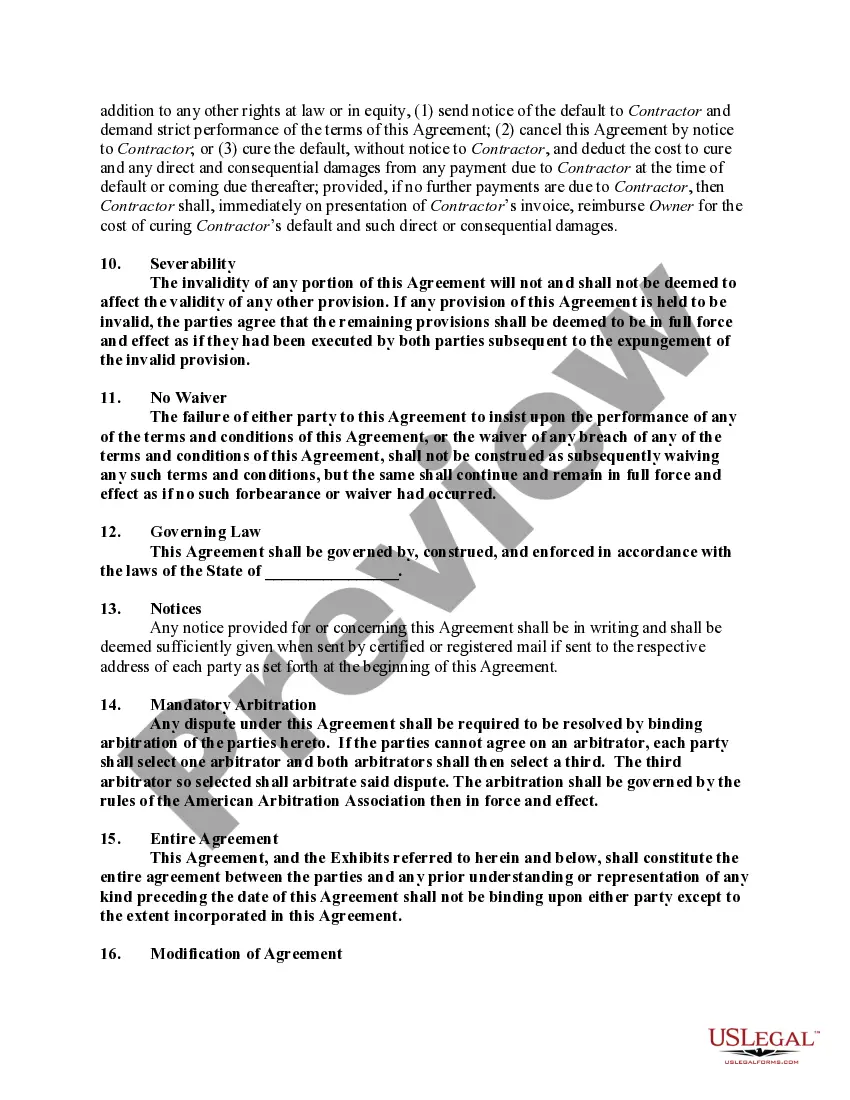 Preview Comprehensive Snow Removal Agreement