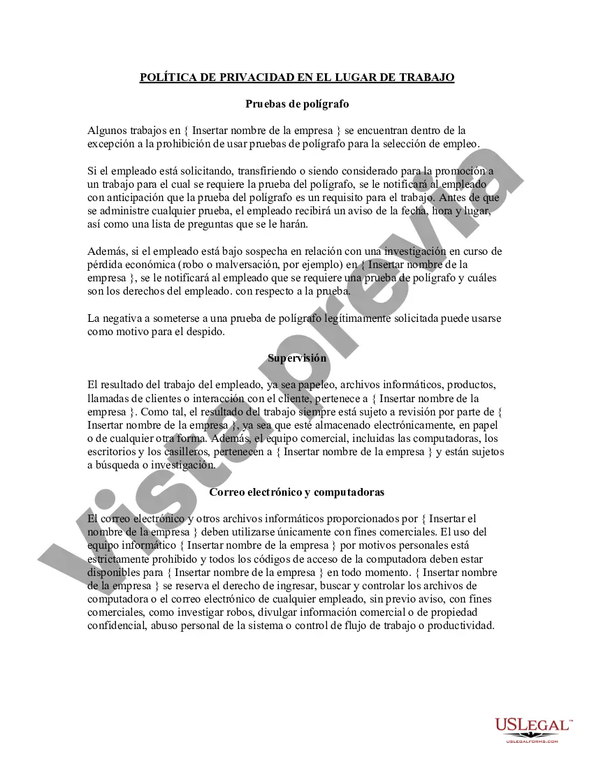 Preview Política de privacidad en el lugar de trabajo