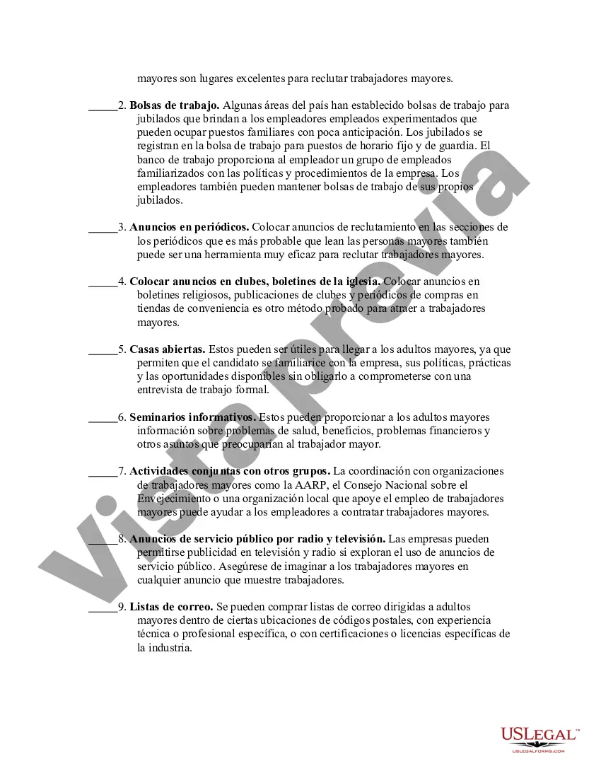 Preview Lista de verificación de contratación de trabajadores mayores