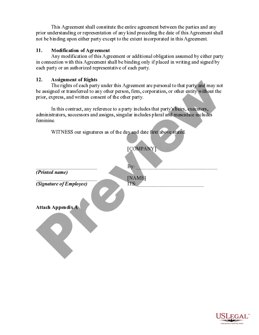 Preview Employment Contract with Marketing Assistant
