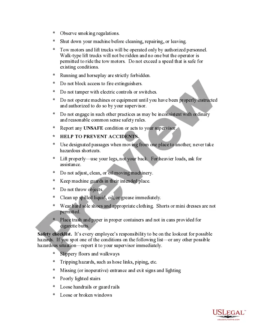 Get Workplace Safety Rules Preview Workplace Safety Rules