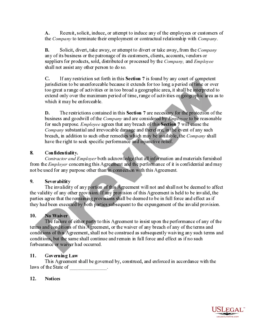 Preview Employment Agreement with a Security, Investigator, Personal Protection, and/or Overseas Force Protection Officer