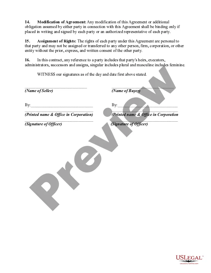 Preview Exclusivity Agreement Between Buyer and Seller