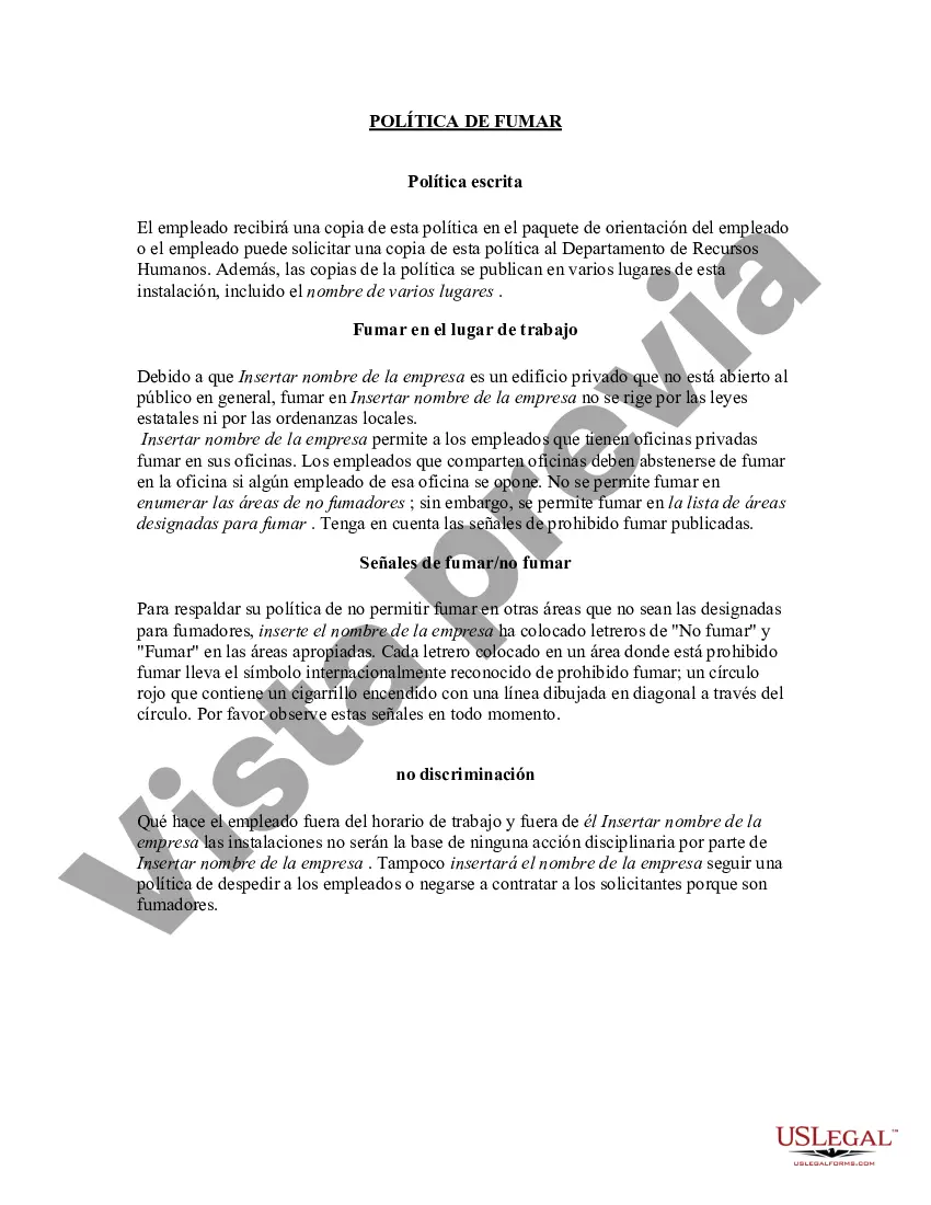 Preview Política de fumadores