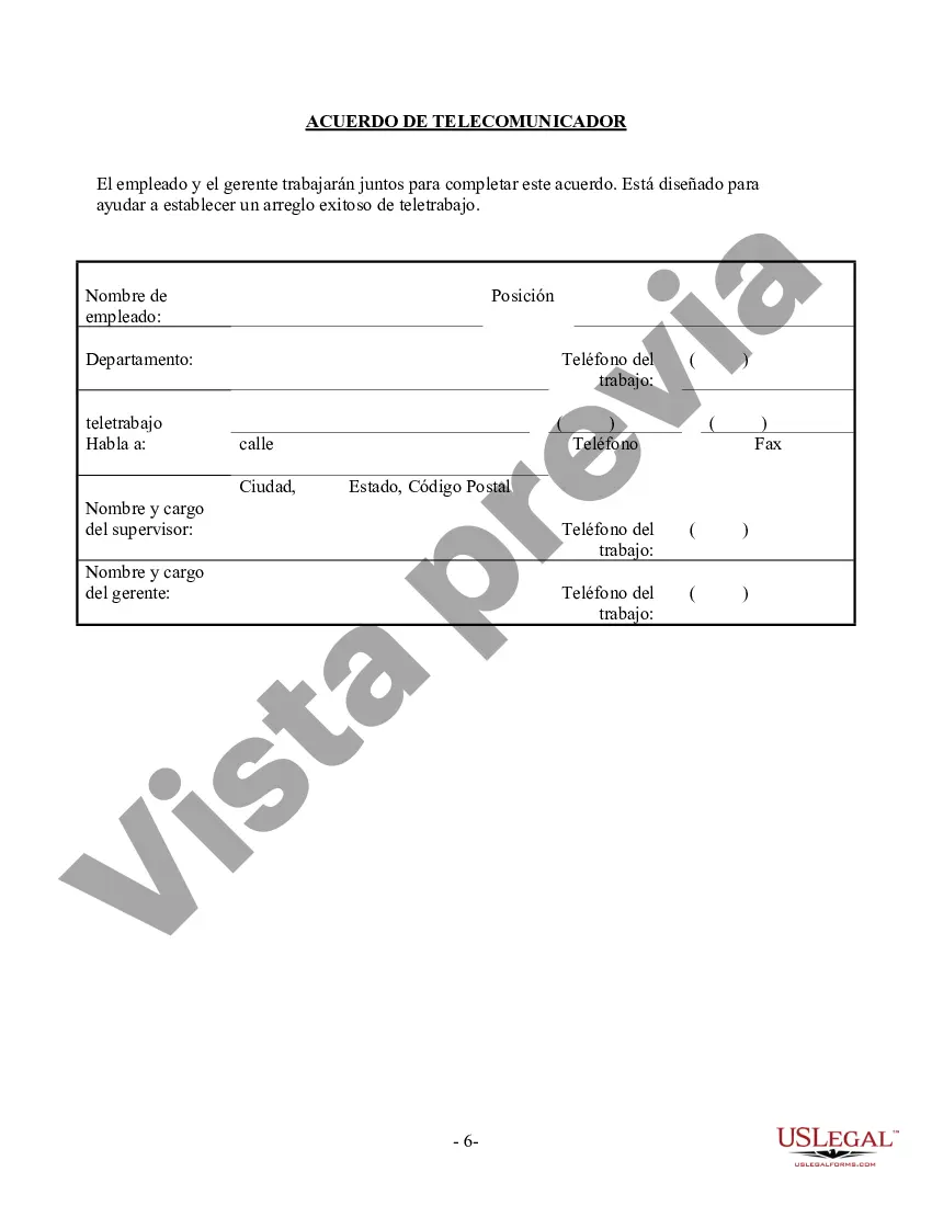 Preview Política de Teletrabajo