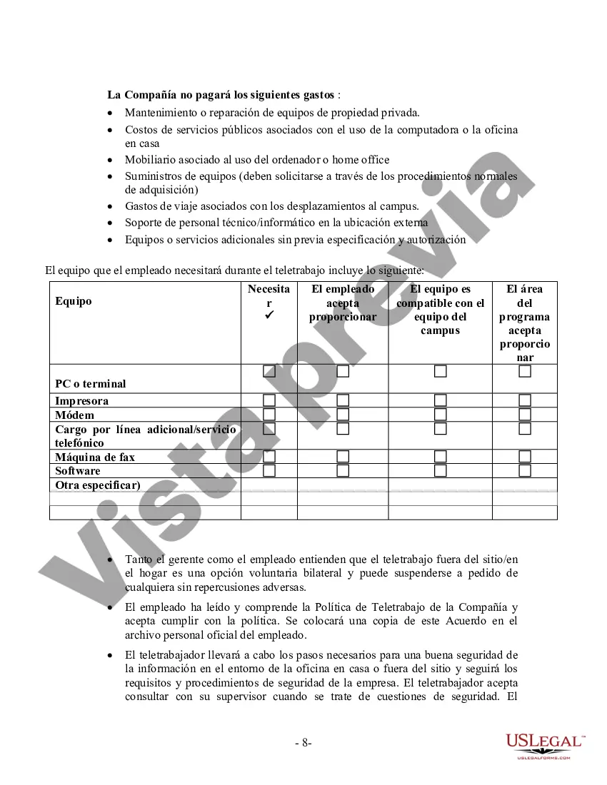 Preview Política de Teletrabajo