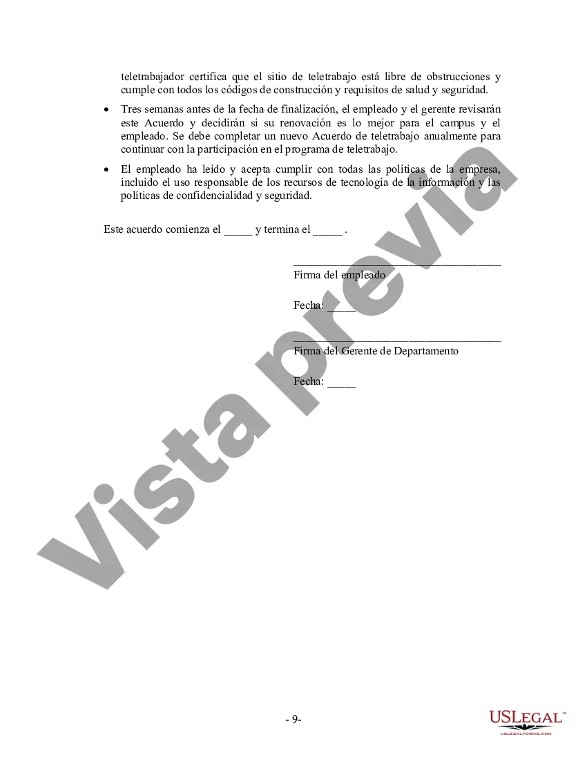 Preview Política de Teletrabajo