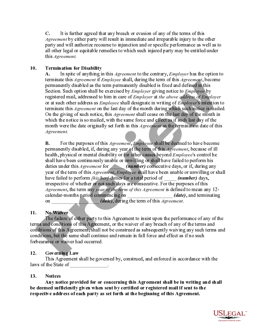 Preview Employment Agreement-Graphic Designer