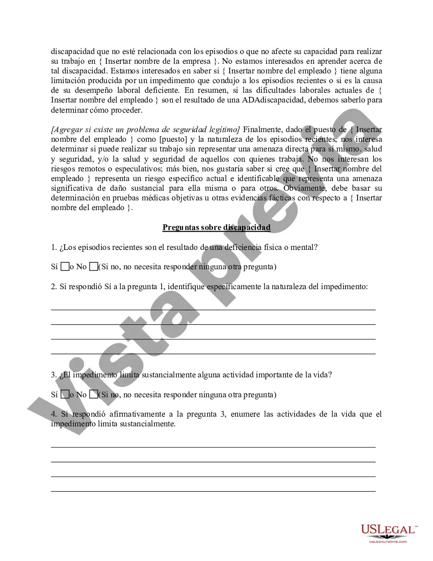 Preview Cuestionario de la ADA para médicos