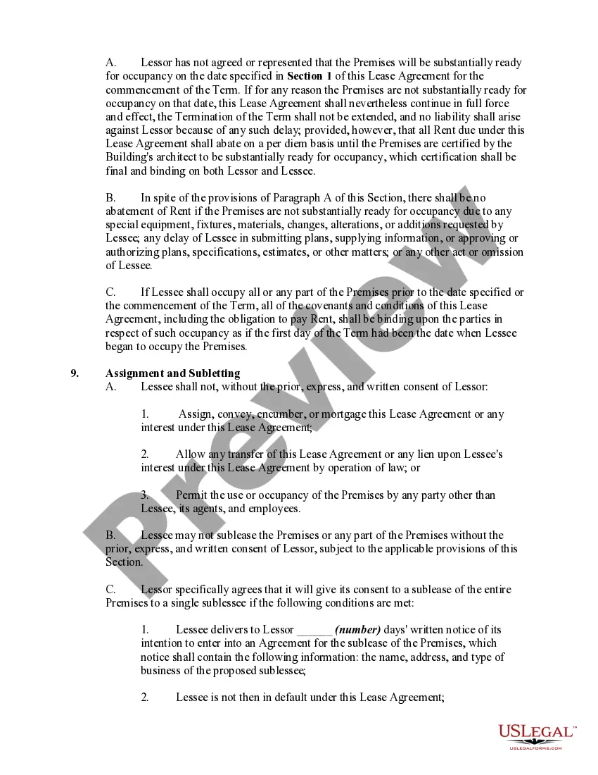 Preview Office Space Lease-Pay Pro-rata Share of Expenses