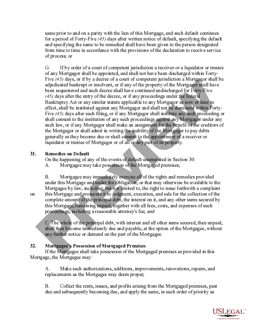 Preview Mortgage of Condominium Unit