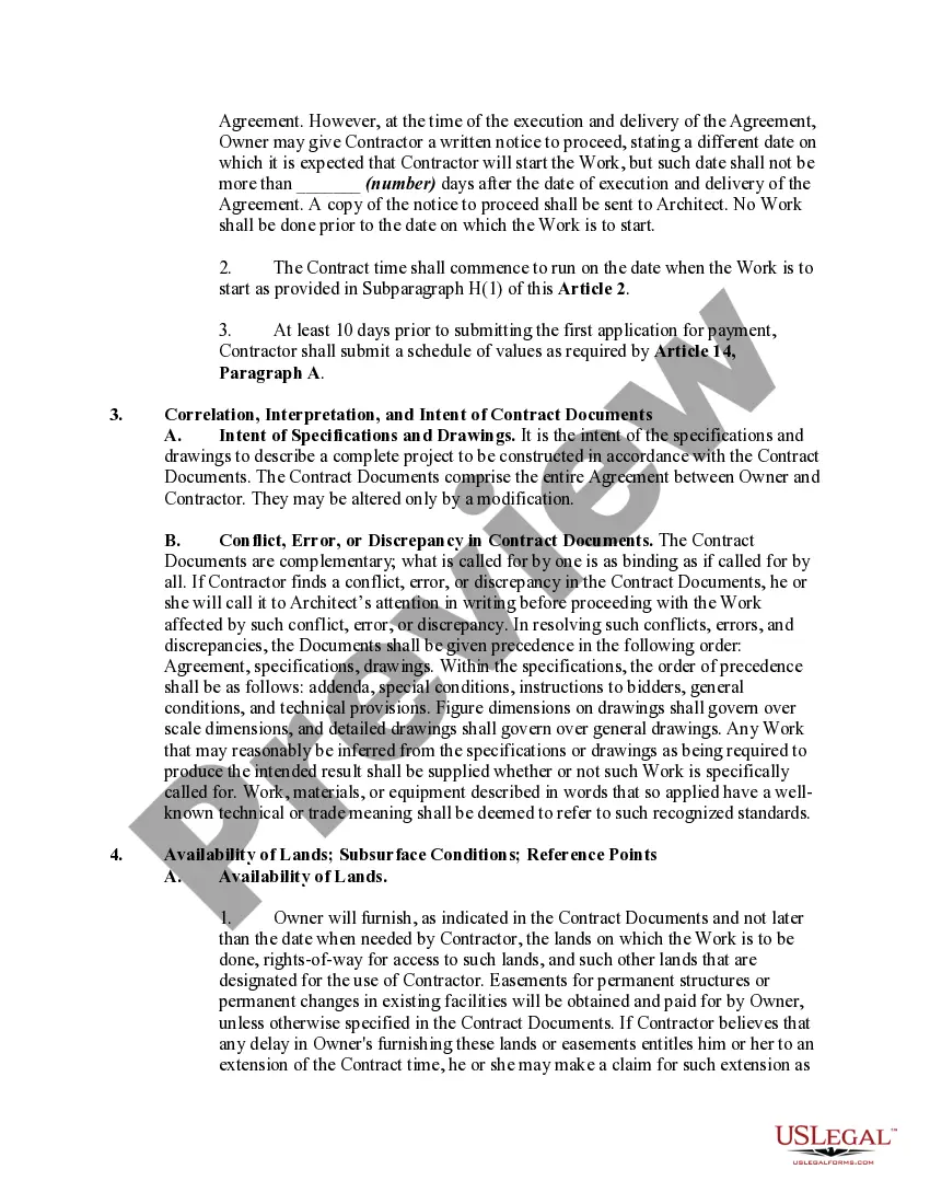 Get Contract for Construction of a Building with Architect to be Owner Preview Contract for Construction of a Building with Architect to be Owner