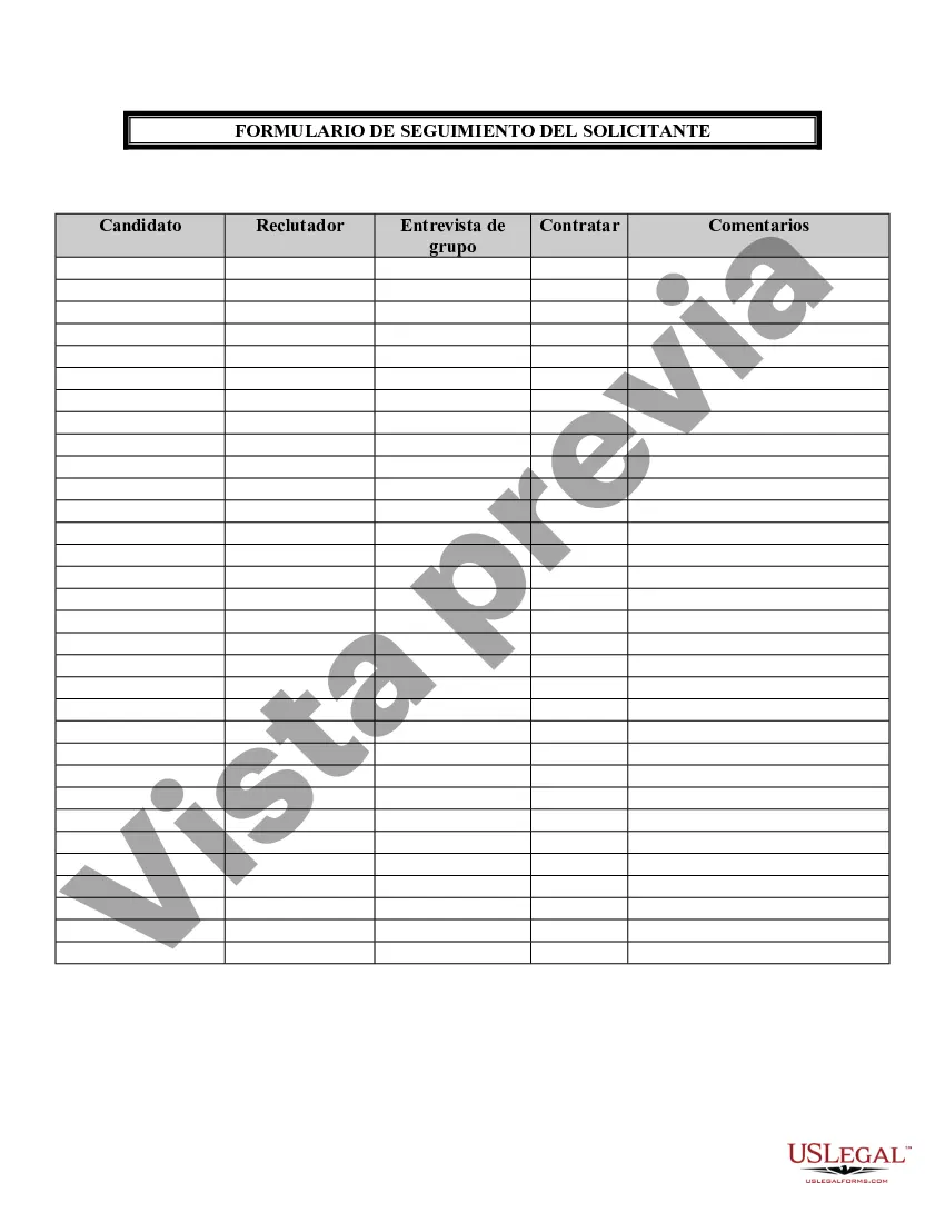 Preview Formulario de seguimiento del solicitante