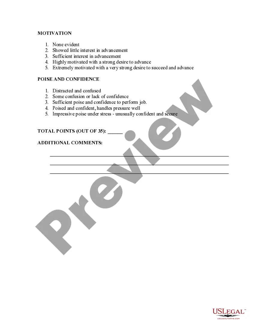 Get Interview Score Sheet Preview Interview Score Sheet