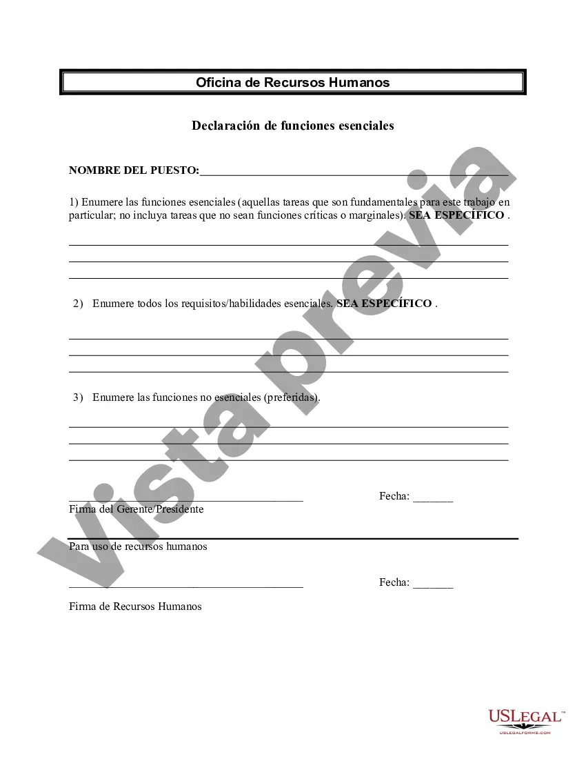 Preview Declaración de funciones esenciales