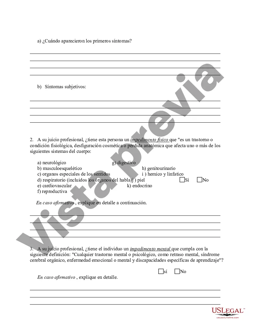 Get Solicitud de evaluación del estado médico según la ADA Preview Solicitud de evaluación del estado médico según la ADA