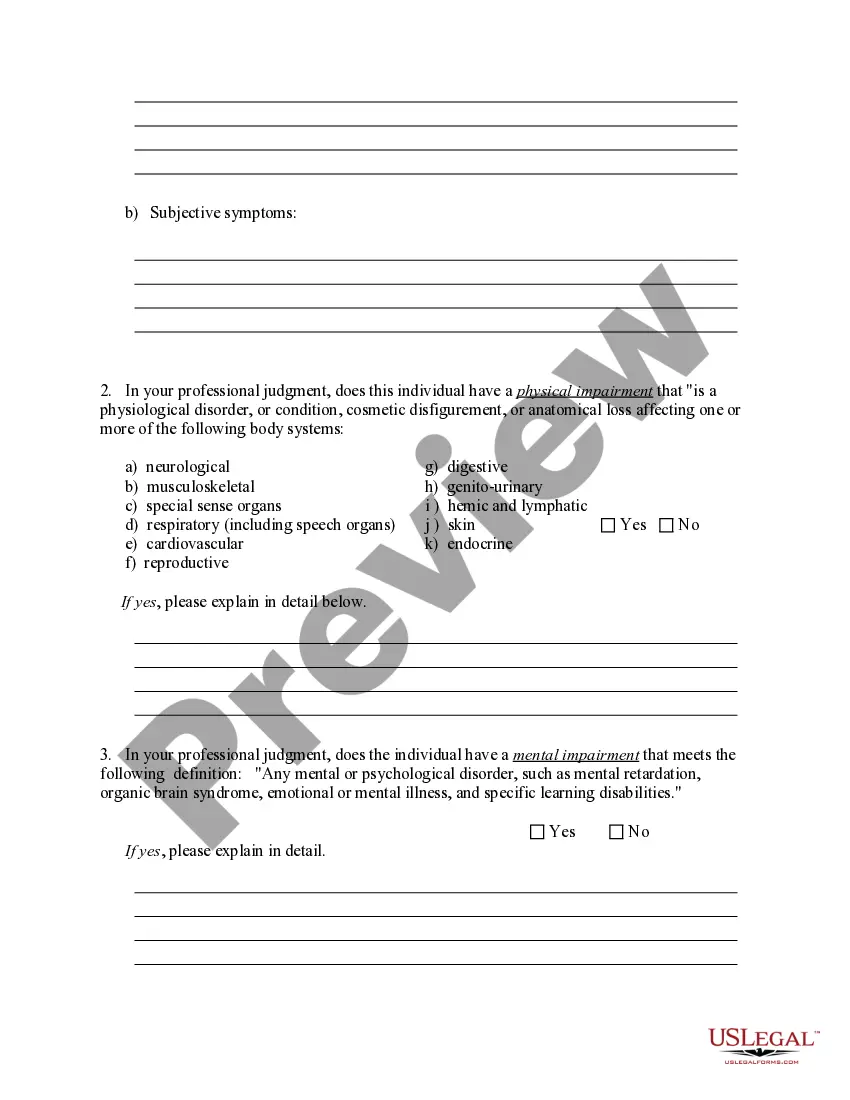 Get Request for Medical Status Evaluation Under ADA Preview Request for Medical Status Evaluation Under ADA