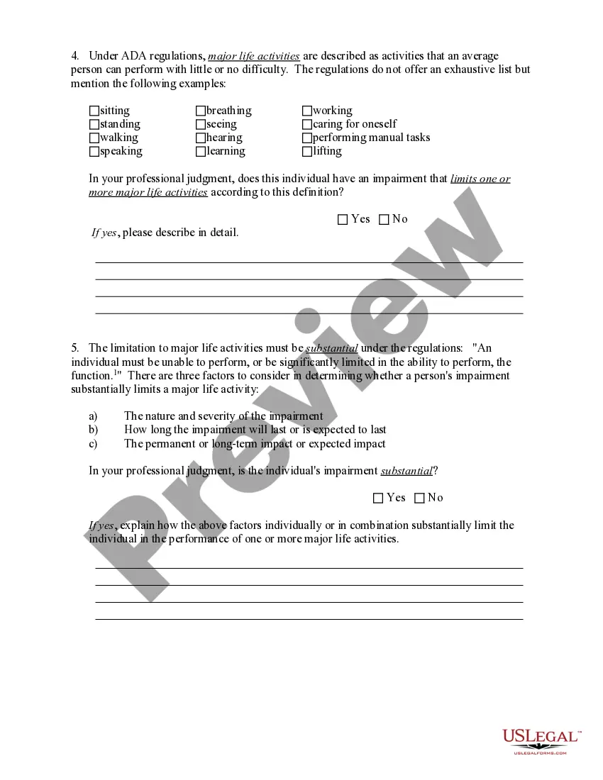 Get Request for Medical Status Evaluation Under ADA Preview Request for Medical Status Evaluation Under ADA