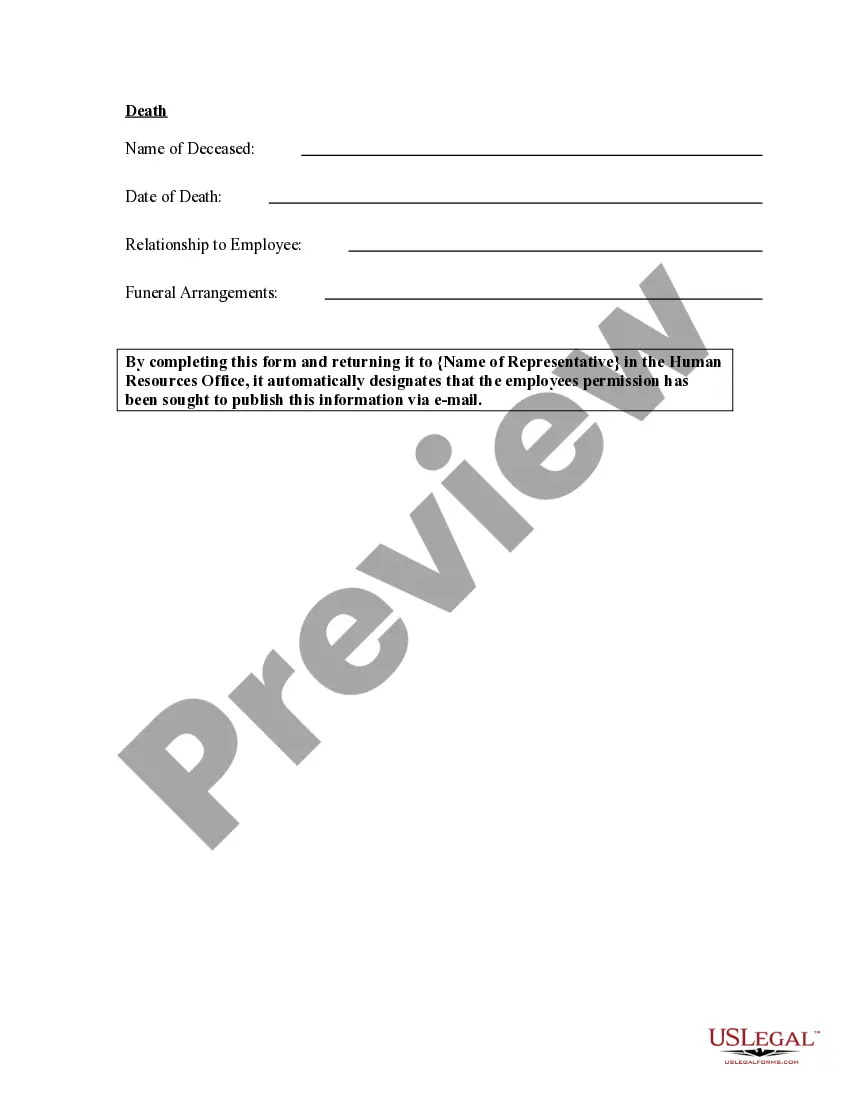 Get Employee News Form Preview Employee News Form