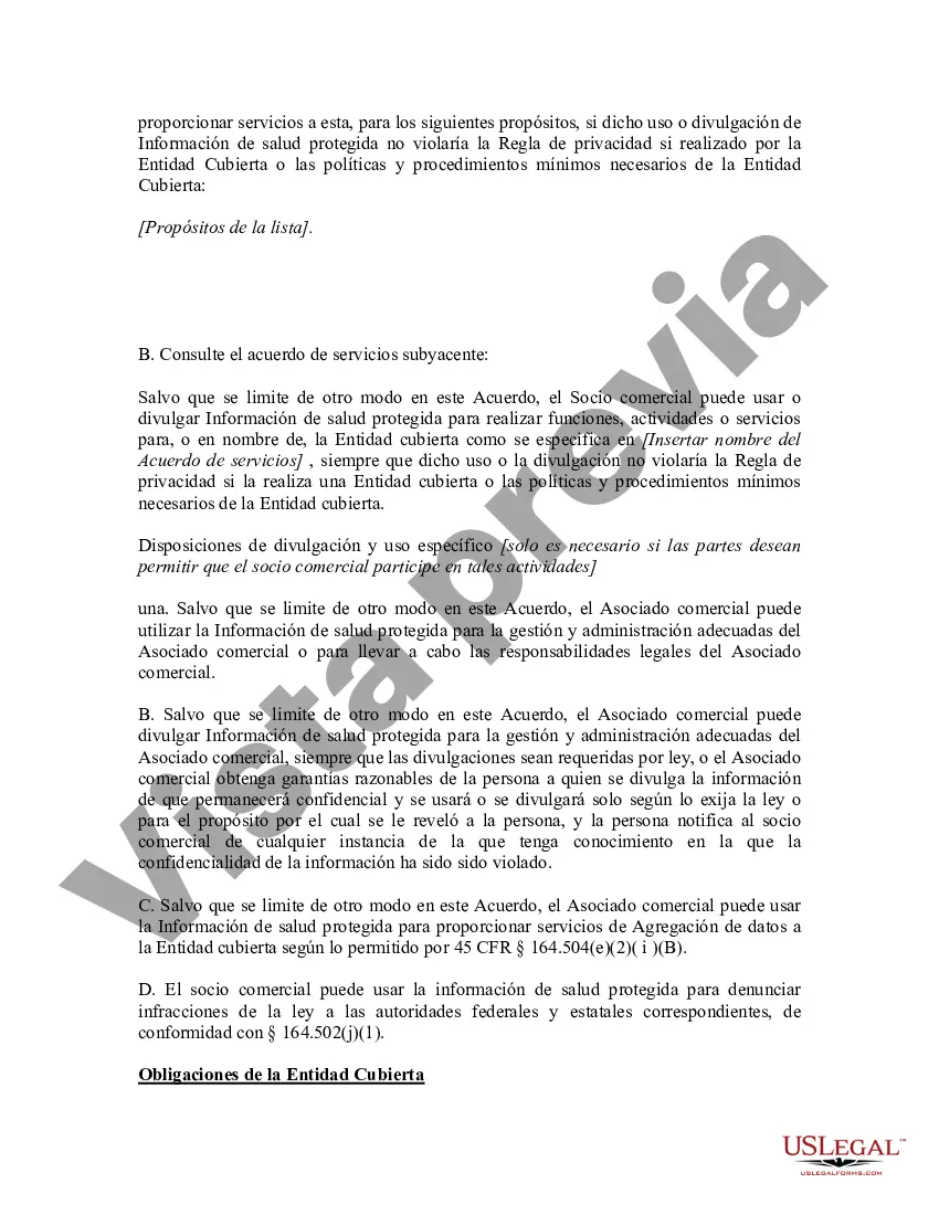 Preview Ejemplo de disposiciones del contrato de socio comercial