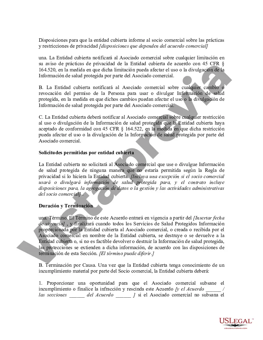 Preview Ejemplo de disposiciones del contrato de socio comercial