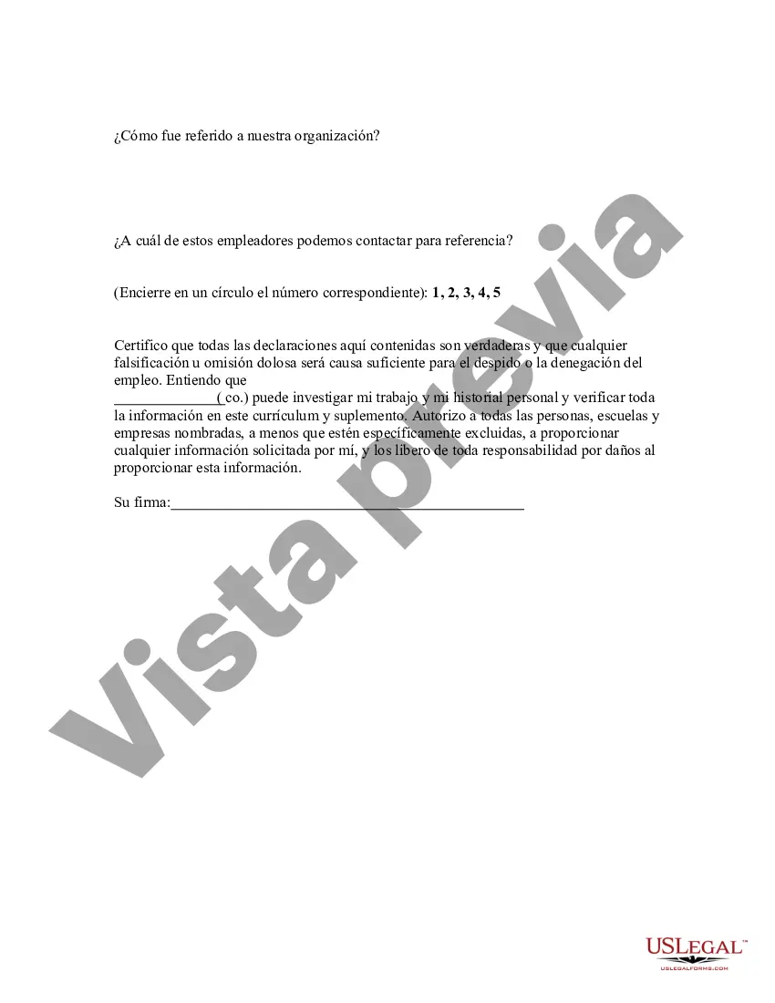 Preview Suplemento de currículum