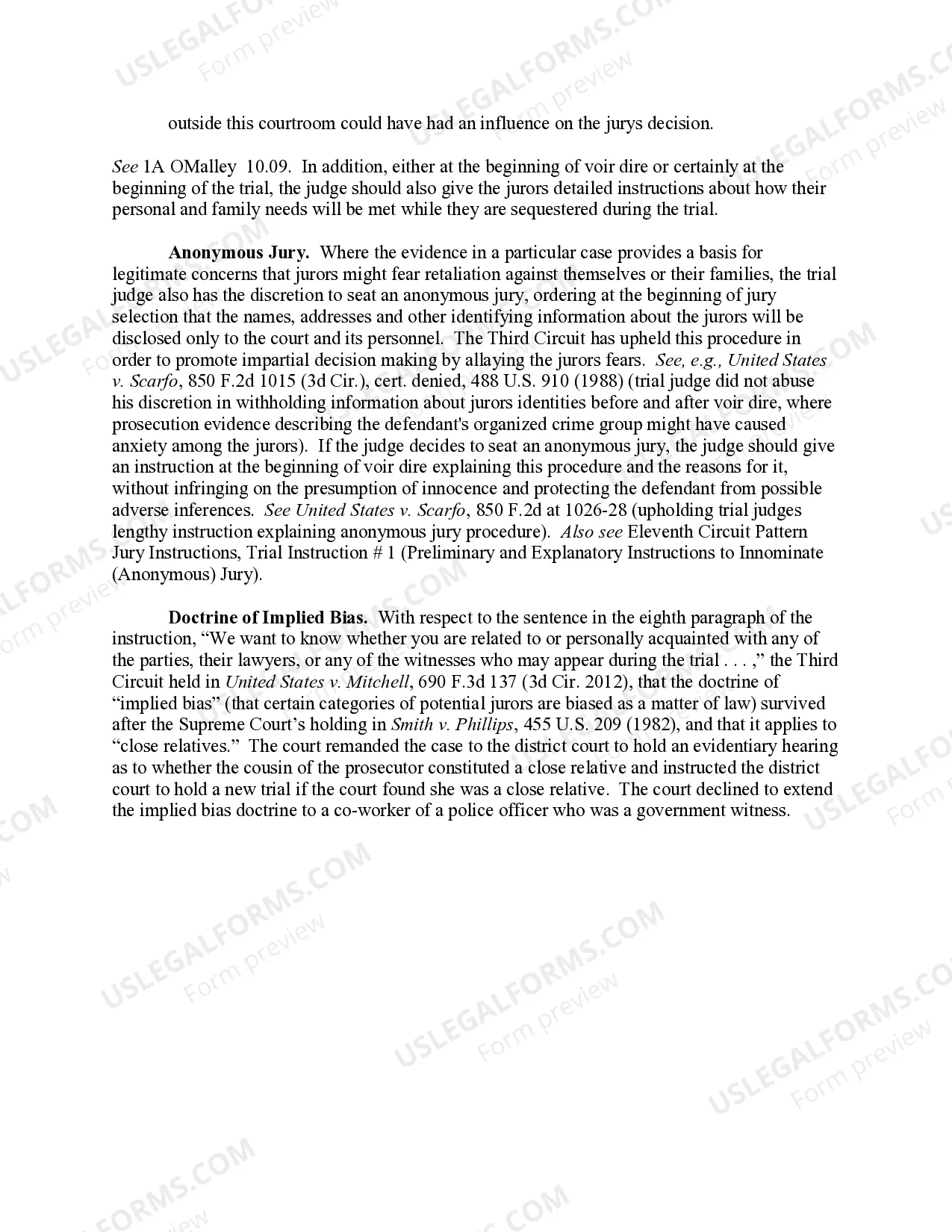 Preview Preliminary Instructions to Jury Panel