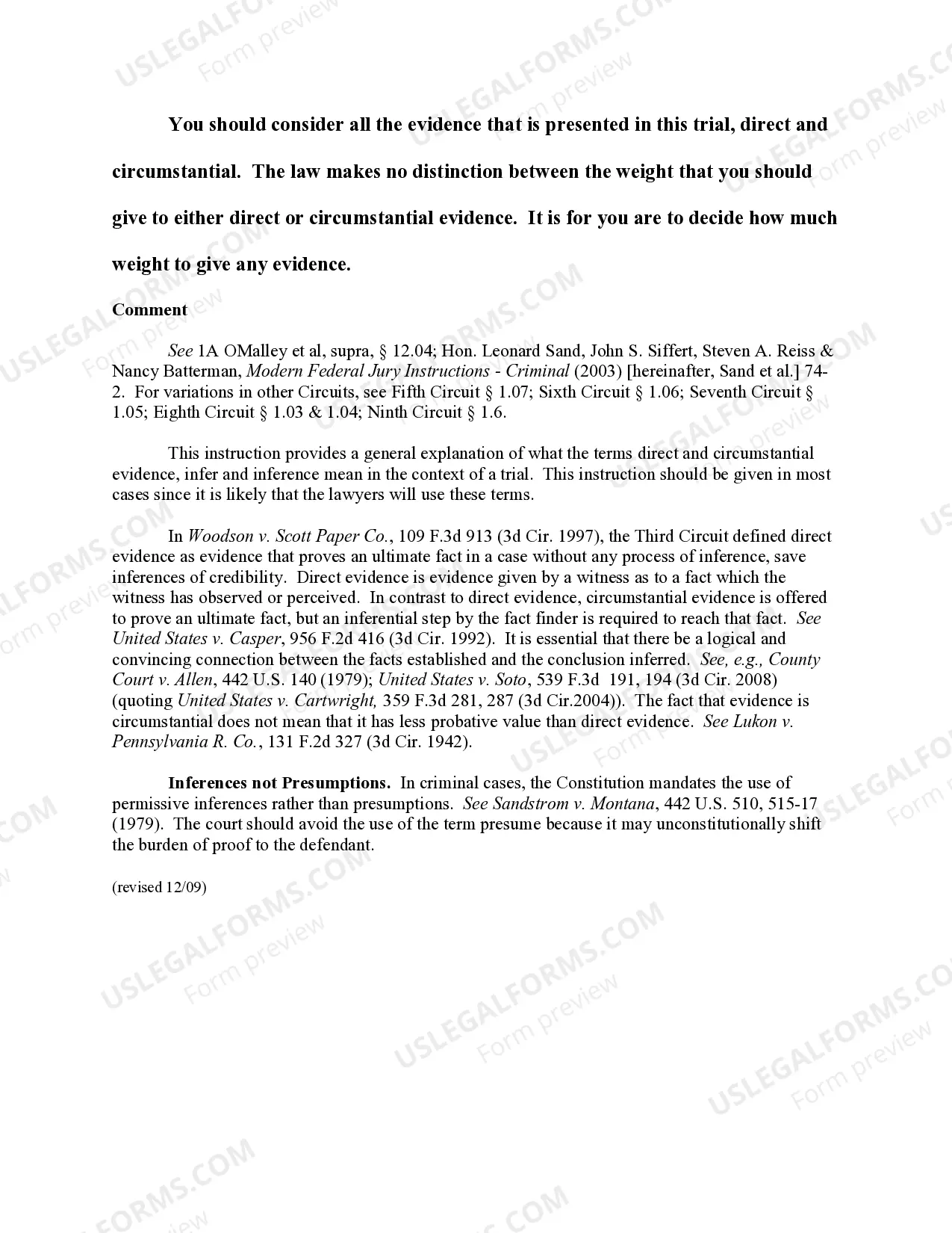 Preview Direct and Circumstantial Evidence