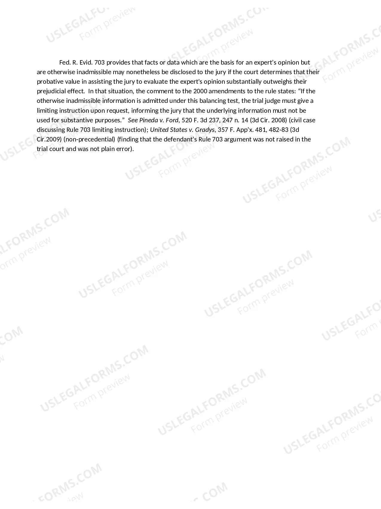 Preview Opinion Evidence (Expert Witnesses)