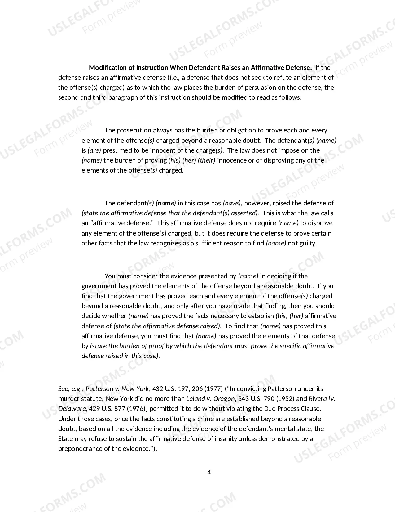 Preview Presumption of Innocence; Burden of Proof; Reasonable Doubt