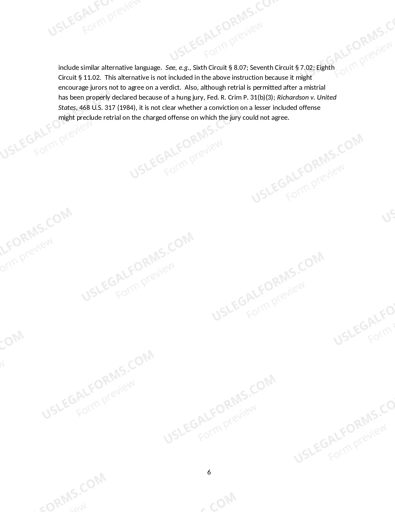 Preview Lesser Included Offenses