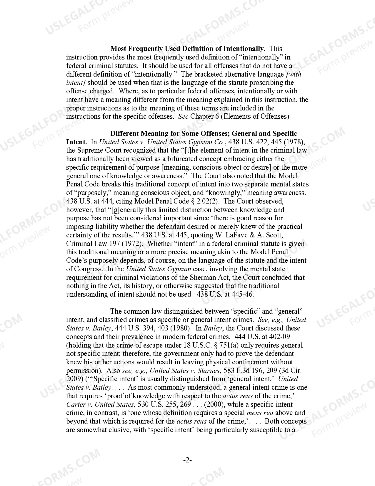 Preview Intentionally