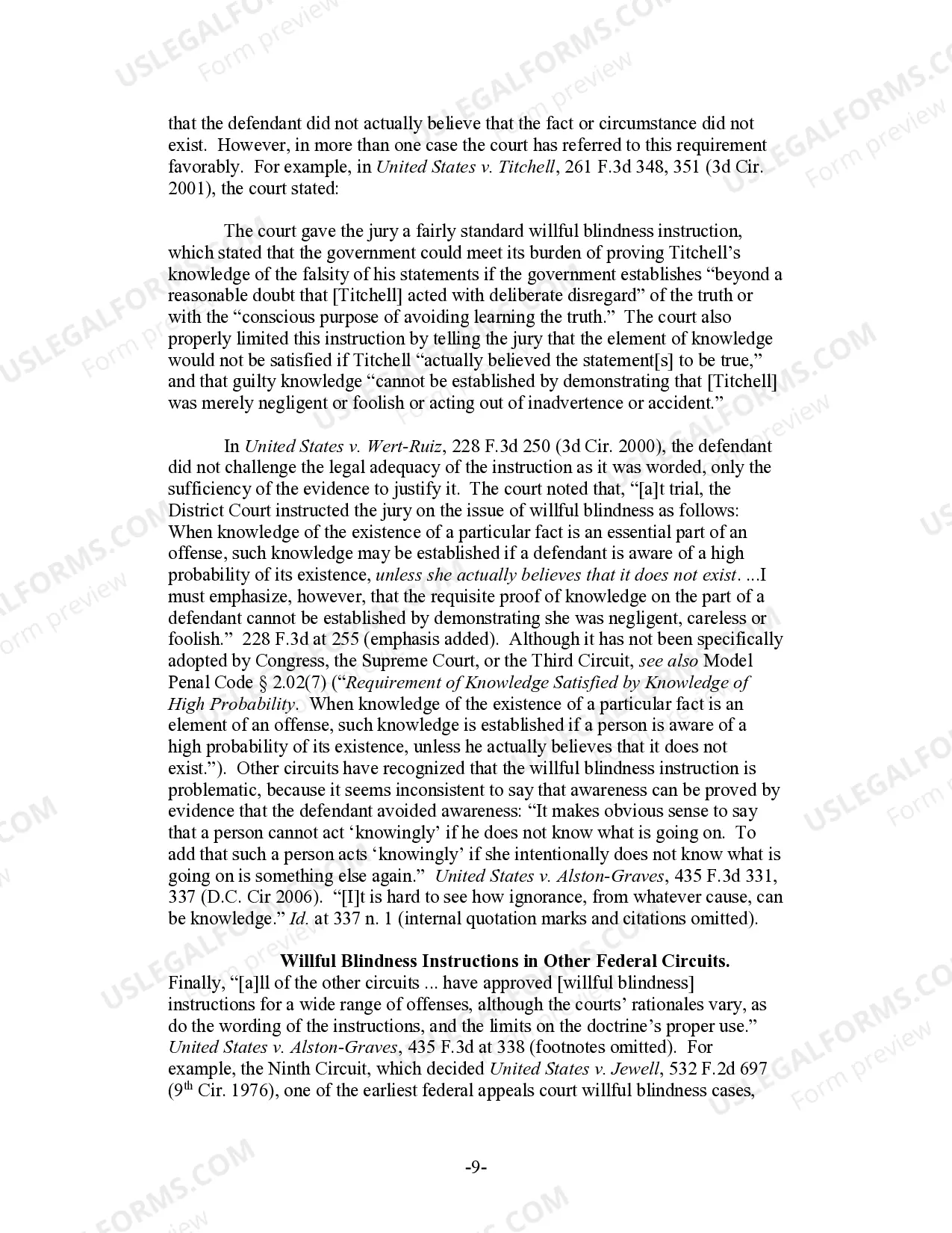 Preview Willful Blindness