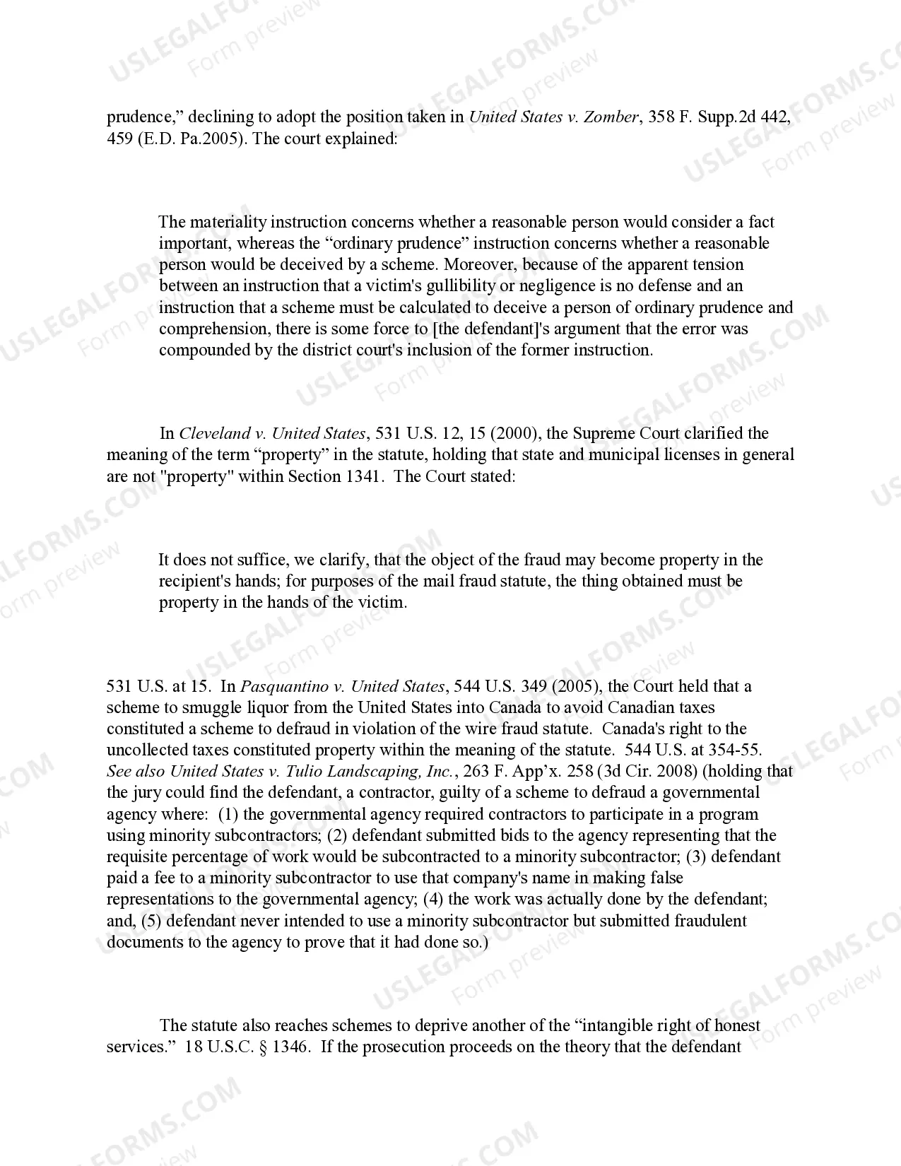 Preview Mail, Wire, or Bank Fraud - "Scheme to Defraud or to Obtain Money or Property" Defined (revised 2017)