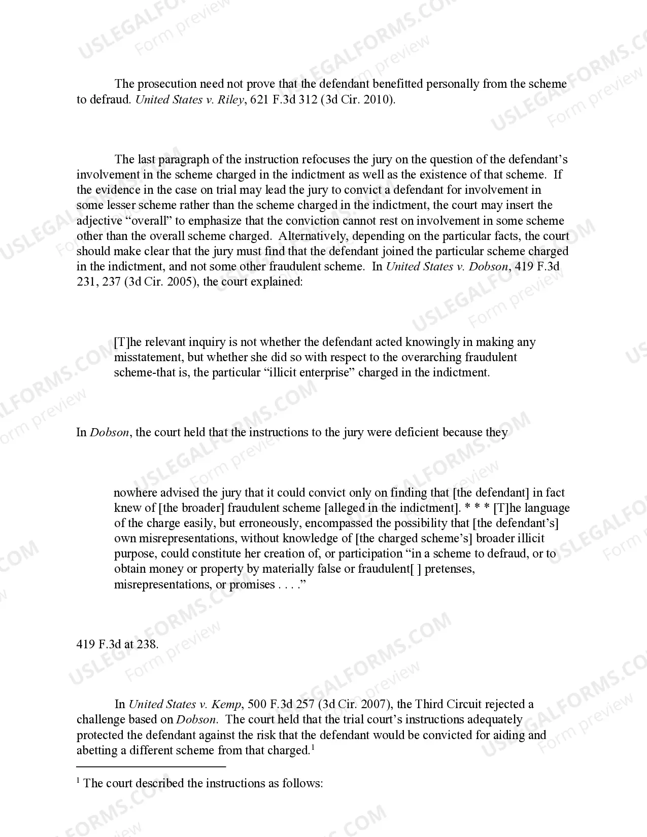 Preview Mail, Wire, or Bank Fraud - "Scheme to Defraud or to Obtain Money or Property" Defined (revised 2017)