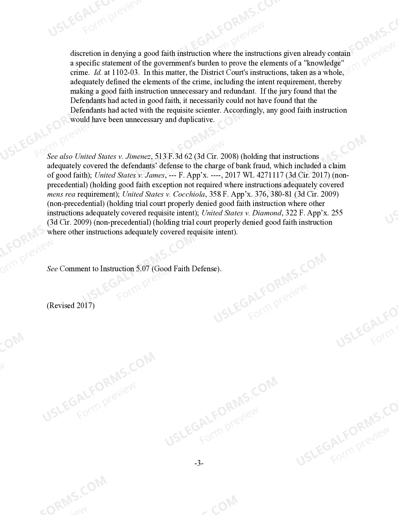 Preview Mail or Wire Fraud - "Intent to Defraud" Defined (revised 2017)
