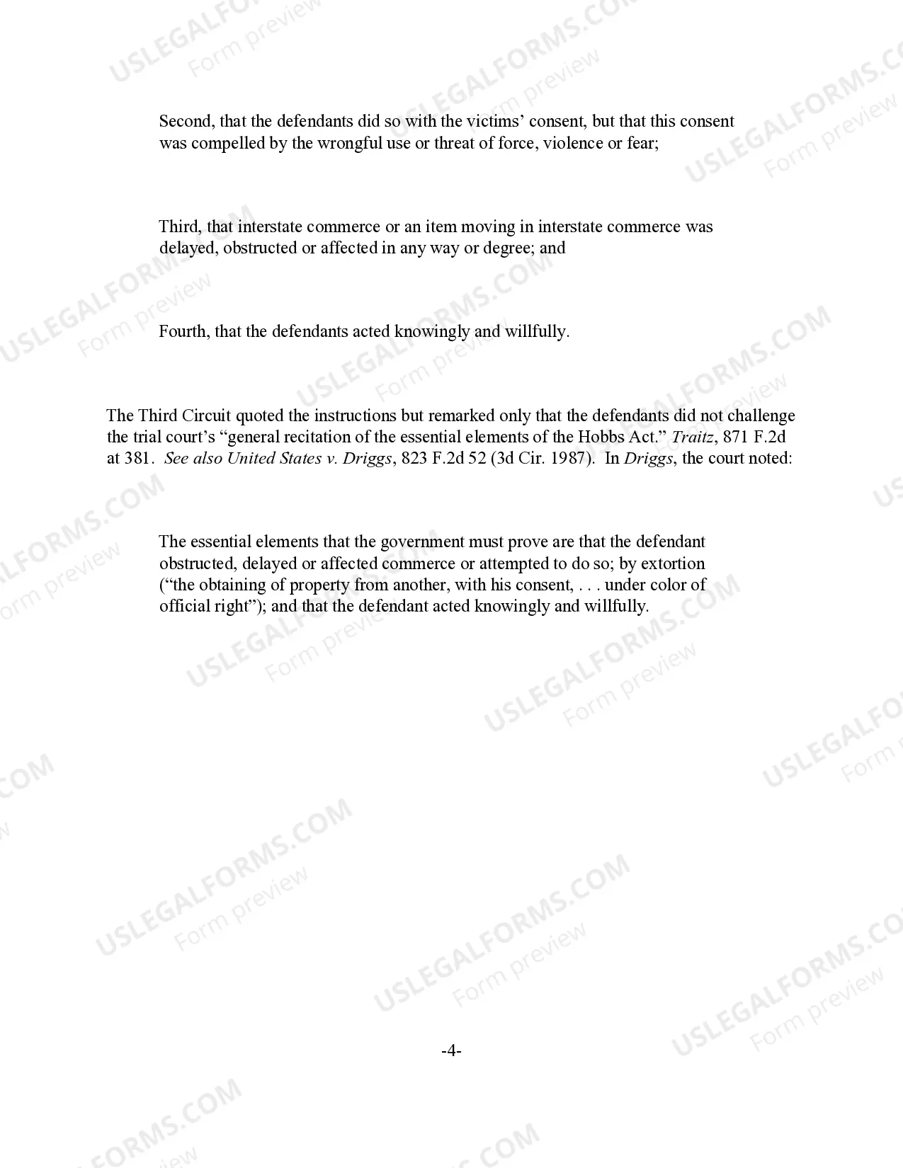 Preview Hobbs Act - Elements of the Offense (18 U.S.C. Sec. 1951) (revised 2014)