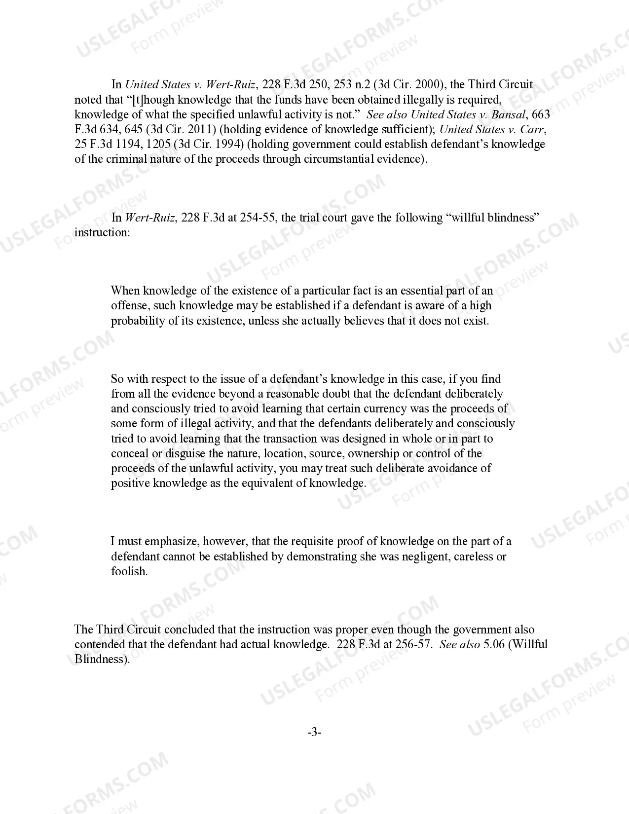 Preview Money Laundering - Knowledge that Property Represents Proceeds of Some Form of Unlawful Activity Defined