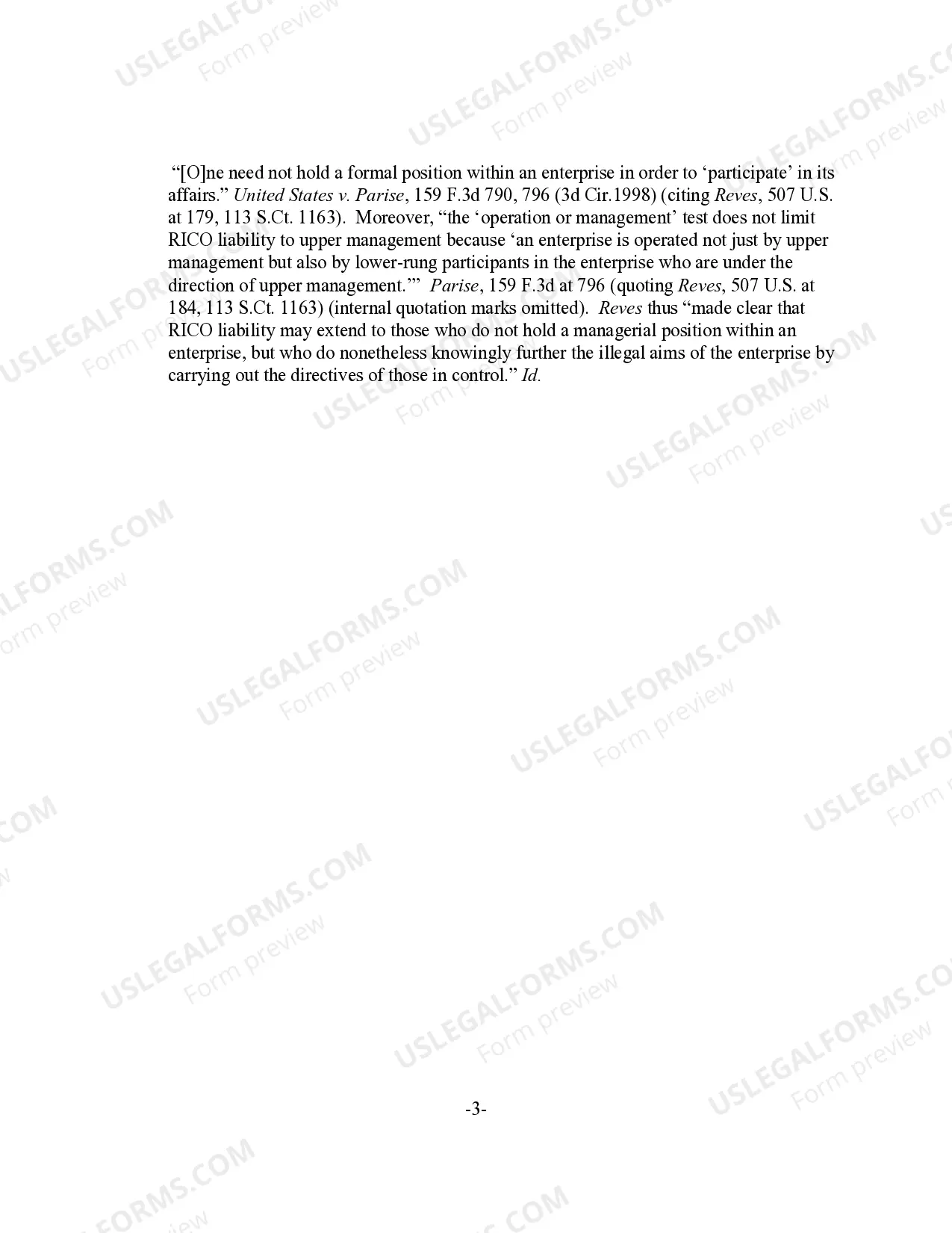 Preview RICO - "Employed by or Associated with Any Enterprise" Defined