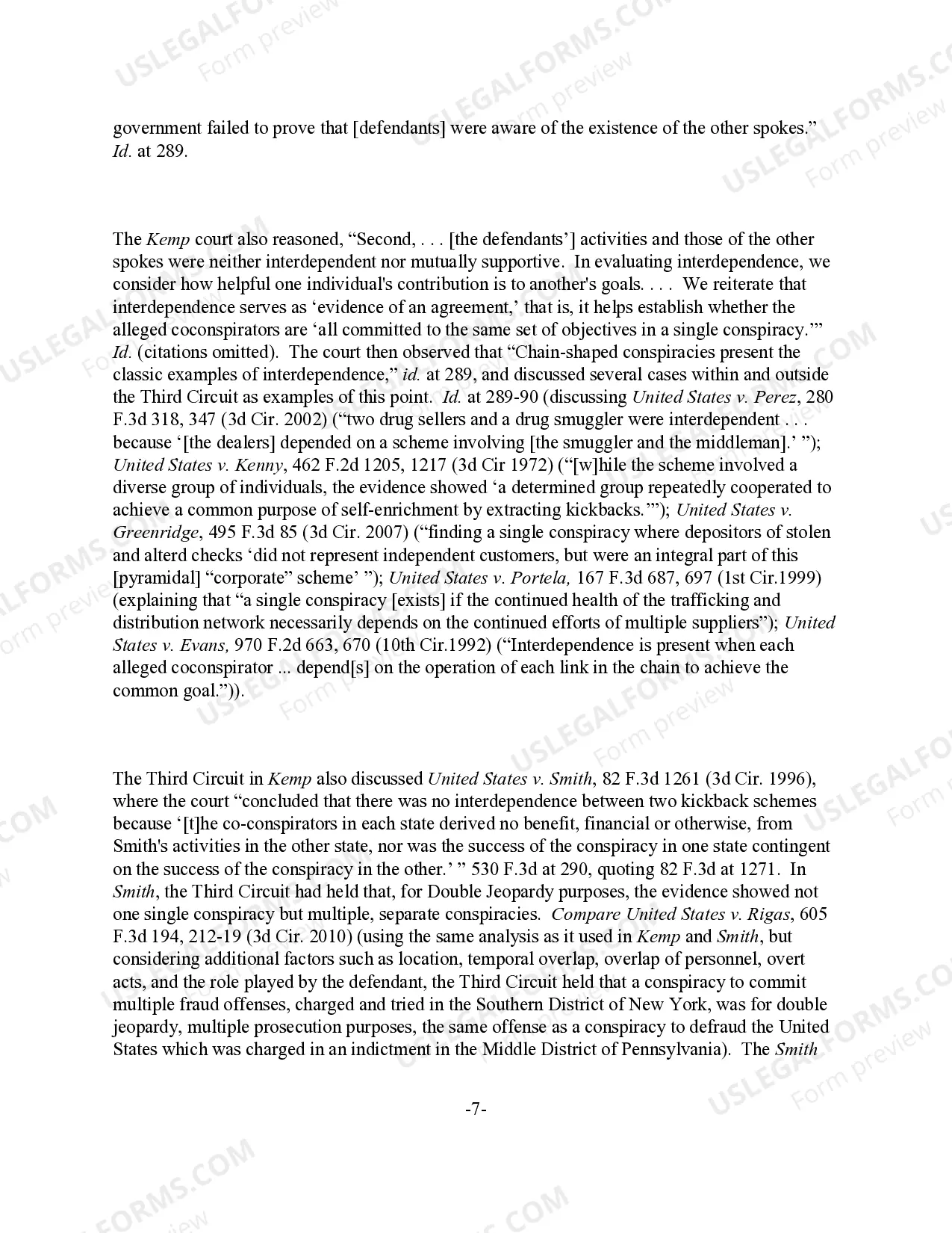 Preview Conspiracy - Single or Multiple Conspiracies