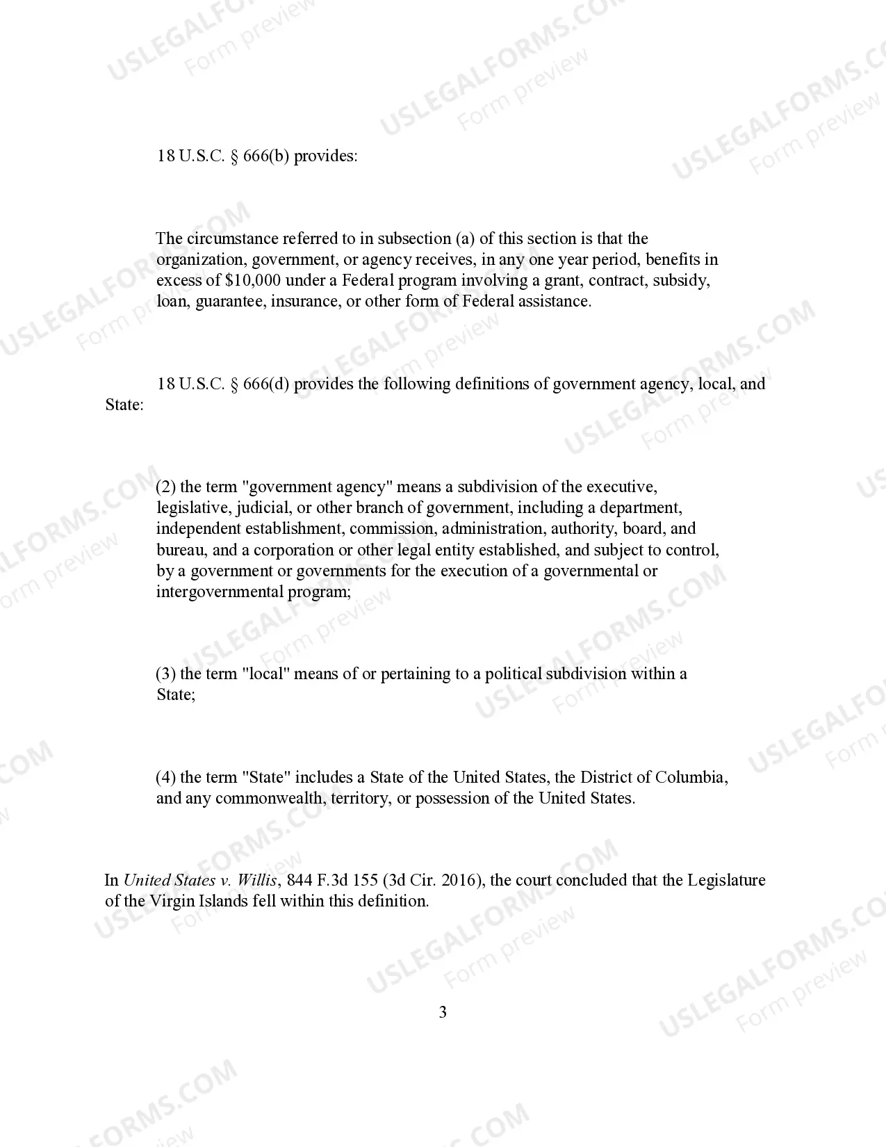 Preview Theft Concerning a Program Receiving Federal Funds (18 U.S.C. Sec. 666(a)(1)(A)) (revised 2017)