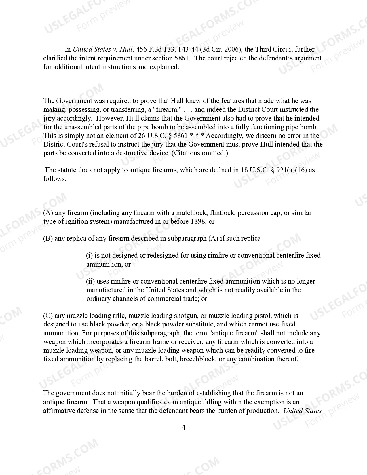 Preview Firearm Offenses - Firearm Defined