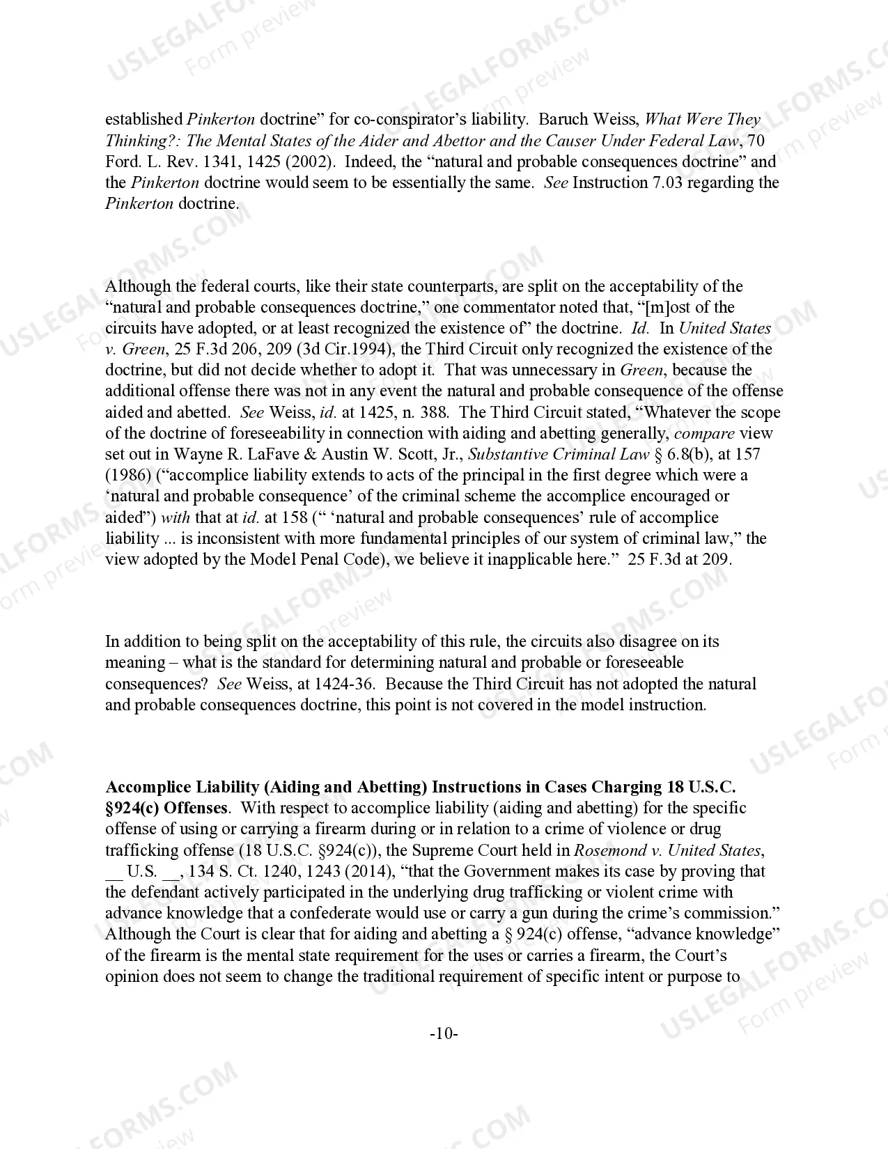 Preview Accomplice Liability; Aiding and Abetting