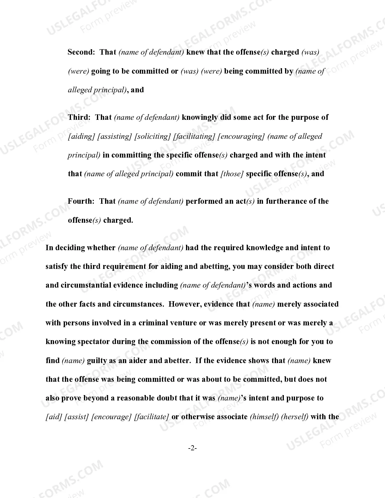 Preview Accomplice Liability; Aiding and Abetting
