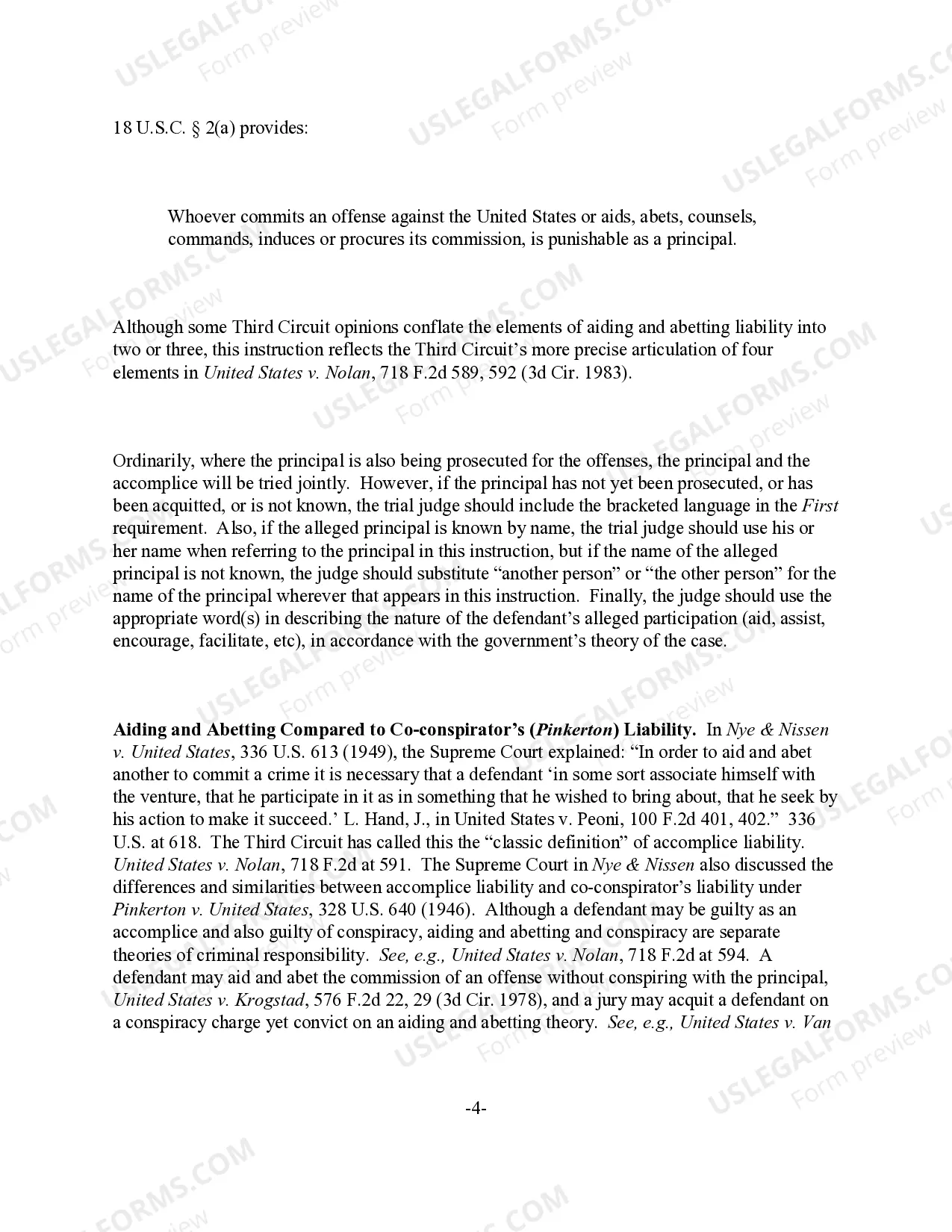 Preview Accomplice Liability; Aiding and Abetting