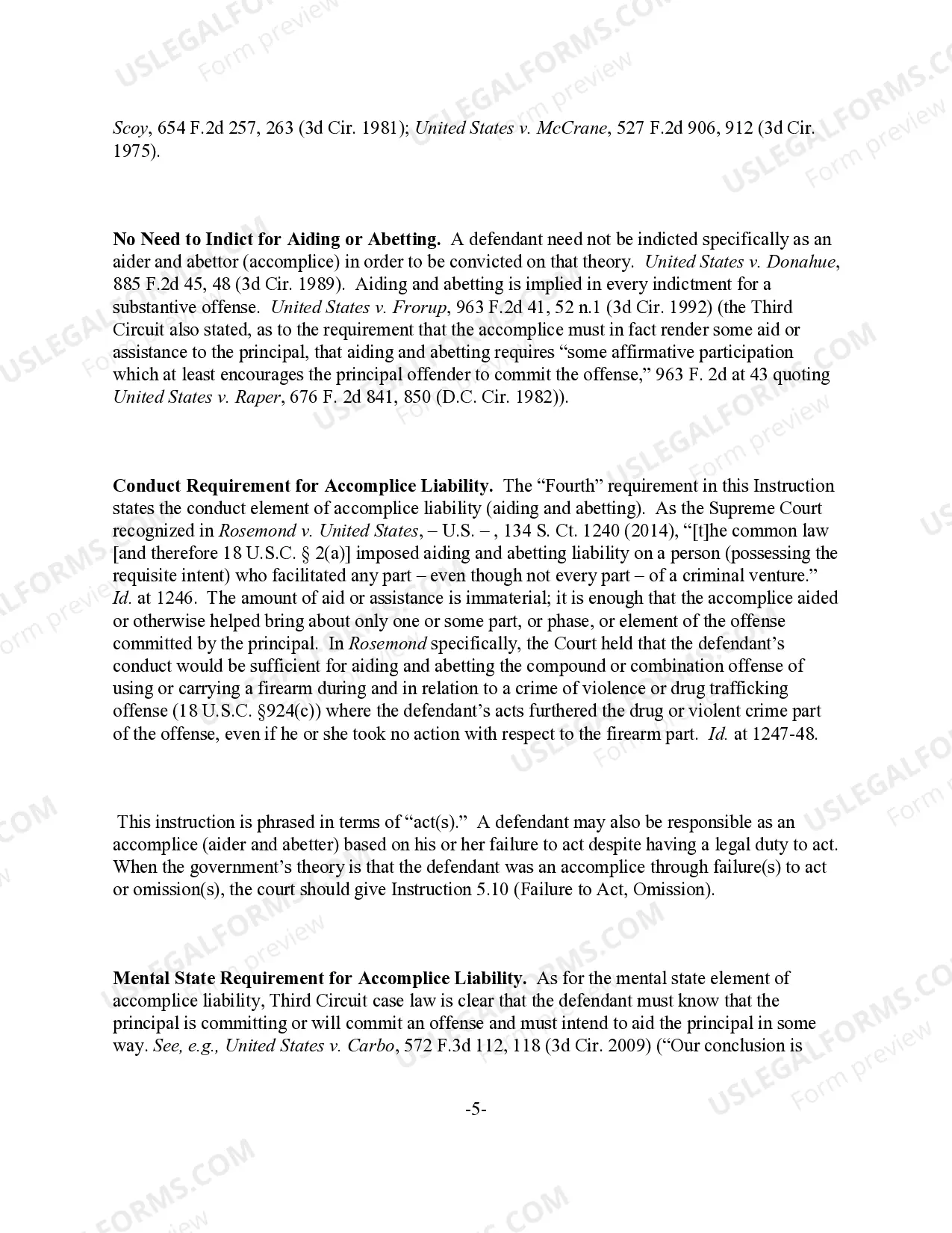 Preview Accomplice Liability; Aiding and Abetting