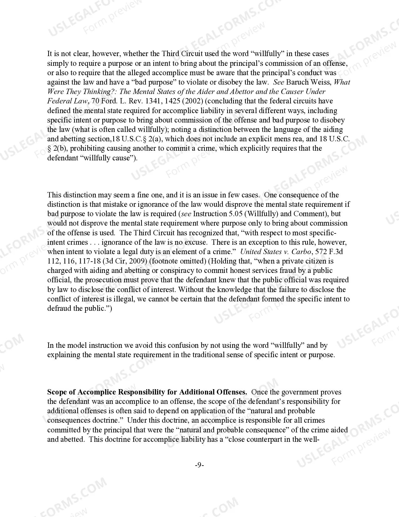 Preview Accomplice Liability; Aiding and Abetting