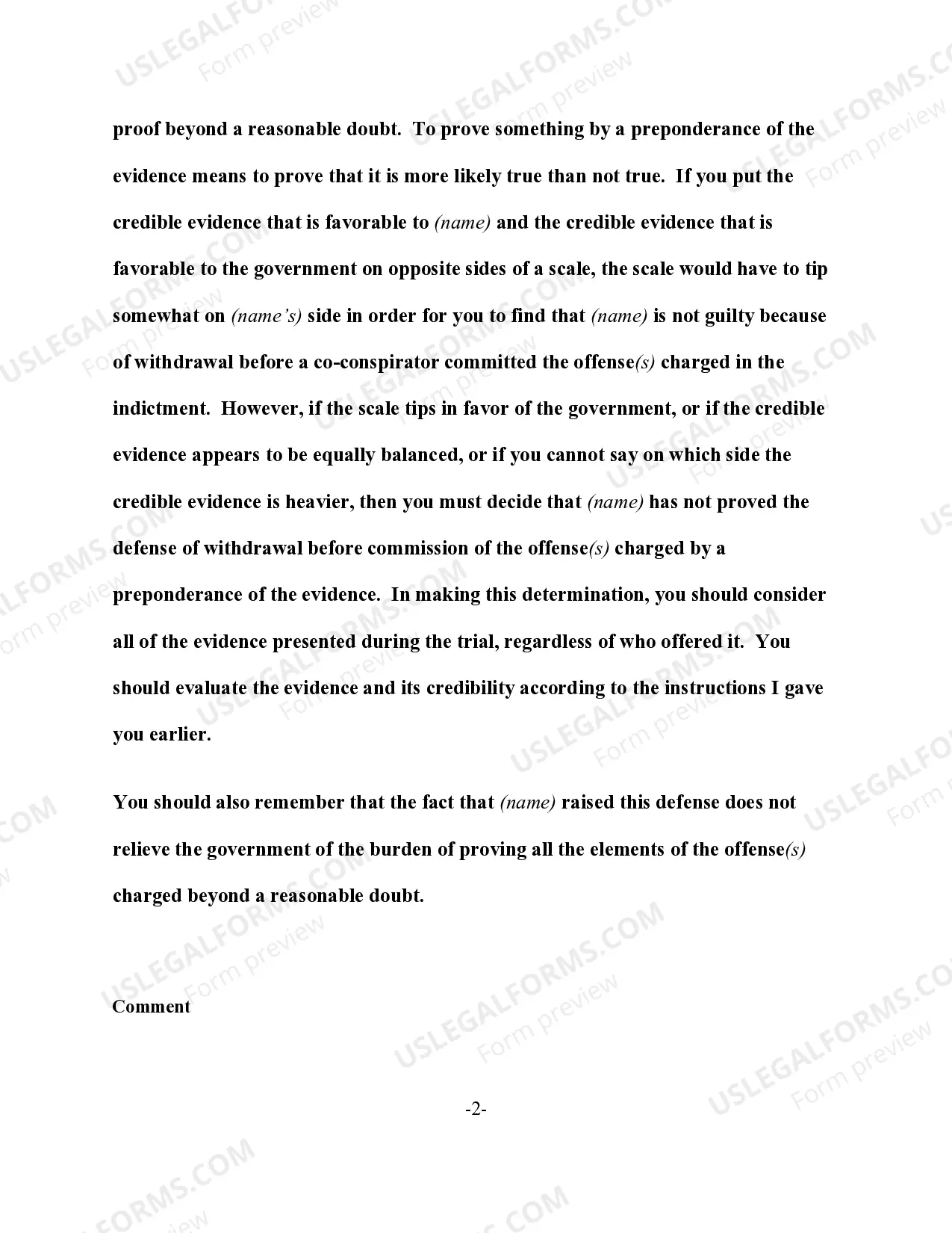 Preview Withdrawal as a Defense to Substantive Offenses Committed by Co-Conspirators